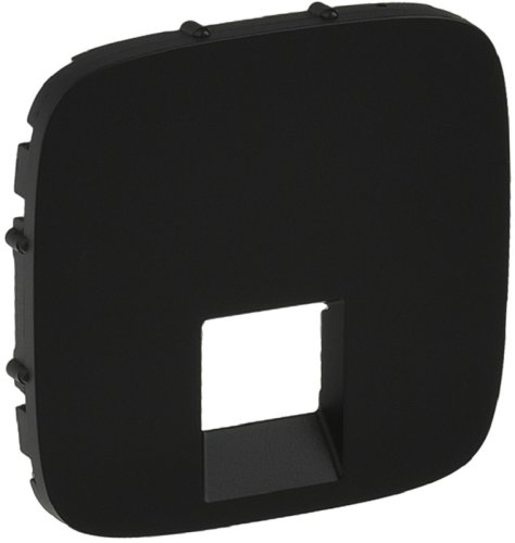 Лицевая панель Legrand Valena Allure для 1-м. розетки RJ11/RJ45 антрацит картинка